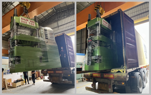 Shunhao 300 Ton Melamine Molding Machines Safe Delivery