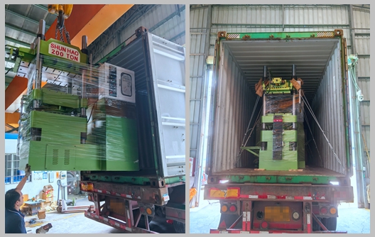 Поставка 200-тонной машины для формования меламина Shunhao и оборудования для предварительного нагрева