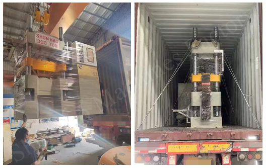 Shunhao Equipment Shipment: 300 Tons Hydraulic Melamine Molding Machine