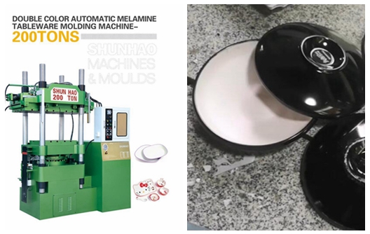 Модернизация технологии: двухцветная формовочная машина для меламина
